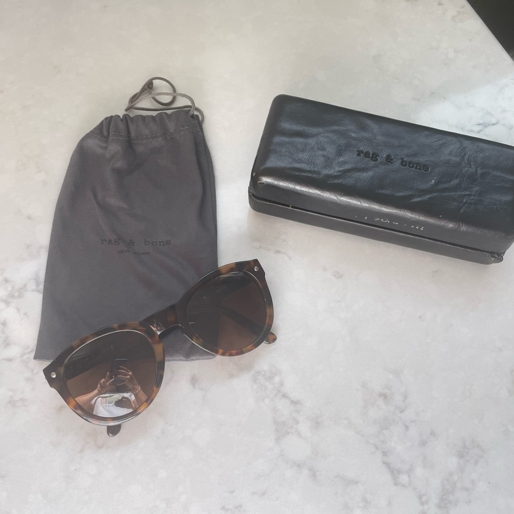Tortoise Shell Rag and Bone Keaton Sunglasses